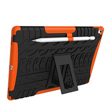 Load image into Gallery viewer, for iPad Pro 9.7 Case, Model: A1673 A1674 A1675 Protective Cover Double Layer Shockproof Armor Case Hybrid Duty Shell Anti-Slip with Kickstand for Apple iPad Pro 9.7 Inch 2016 Tablet Orange
