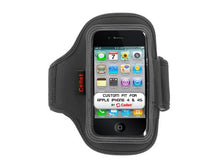 Load image into Gallery viewer, Armband for Apple iPhone 5 5s 4 4S (10 inches Long Band) -Neoprene-Lightweight-Washable- by Cellet  Black - Retail Packaging
