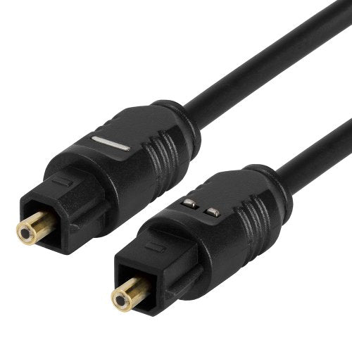 Cmple   Tos Link Optical Digital Audio Cable Spdif Compatible With Dolby Digital Dts Surround Sound B