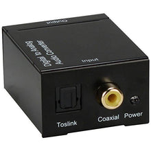 Load image into Gallery viewer, QVS Digital S/PDIF to Stereo Analog RCA Audio Converter
