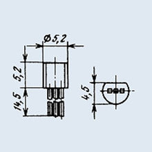 Load image into Gallery viewer, KT201BM analoge MPS9601 Transistor silicon USSR 30 pcs
