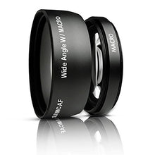 Load image into Gallery viewer, 58mm .43X Wide Angle Lens for Canon Rebel T3, T3i, T5, T5i, T6, T6i, T7i, EOS 80D, EOS 77D Cameras with Canon EF-S 18-55mm f/3.5-5.6 is II, is STM Lens
