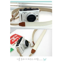 Load image into Gallery viewer, Ciesta CSS-F25-004 Fabric Camera Strap (Sweety Cream) for Toy Camera DSLR Mirrorless Camera
