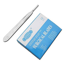 Load image into Gallery viewer, PC 100 Scalpel Blades # 20 with Free Handle # 4
