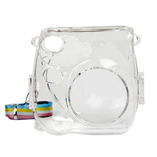 Load image into Gallery viewer, Insho Crystal Camera Case with Shoulder Strap for Fujifilm Instax Mini 7s Instant Camera - Clear
