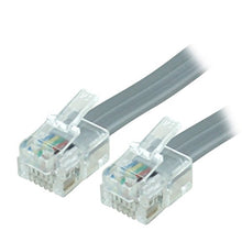 Load image into Gallery viewer, RiteAV - 50FT (15.2M) RJ12/M to RJ12/M 6P6C Straight for Data Phone Line Cord - Gray
