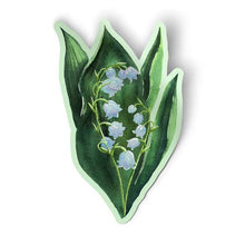 Load image into Gallery viewer, Squiddy Watercolor Lily of The Valley - Vinyl Sticker for Car, Laptop, Notebook (5&quot; Tall)

