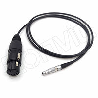 Eonvic Arri Mini Camera Audio Cable 5 pin Plug to Female XLR Connector