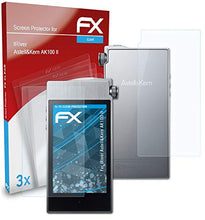 Load image into Gallery viewer, atFoliX Screen Protection Film Compatible with IRiver Astell&amp;Kern AK100 II Screen Protector, Ultra-Clear FX Protective Film (Set of 3)
