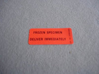 Label, 'Frozen Specimen/Immediate Delivery(1''x2.25'') (500/Rl)