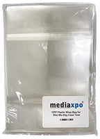 mediaxpo 5,000 OPP Plastic Wrap Bag for Slim Blu-Ray Case 7mm
