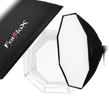 Load image into Gallery viewer, Fotodiox Pro 60&quot; Octagon Softbox for Studio Strobe/Flash with Soft Diffuser and Universal Speedring (3&quot;-6&quot; Diameter) and Eggcrate (2x2x1.5 Grid)
