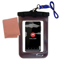 Gomadic Outdoor Waterproof Carrying case Suitable for The Motorola Milestone 3 to use Underwater - Keeps Device Clean and Dry