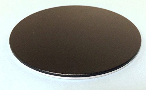 Replacement Black and White Stage Plate for Stereo Microscope, 120mm Diameter