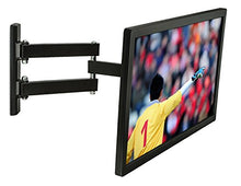 Load image into Gallery viewer, Mount It! Mi 2041 L Black Single Arm Full Motion Articulating Tilting Tv Wall Mount Bracket | Compute
