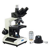 OMAX 40X-2500X Advance Darkfield LED Trinocular Compound Microscope with 100X Plan Objective