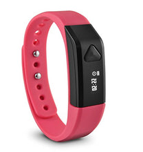 Load image into Gallery viewer, Ematic Ematic TrackBand Wireless Activity &amp; Sleep Tracker - Wearable Tech - Pink
