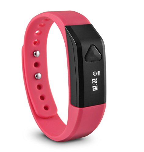 Ematic Ematic TrackBand Wireless Activity & Sleep Tracker - Wearable Tech - Pink