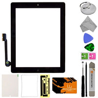 Digitizer & Home Button Assembly for Apple iPad 3 (Black) with Tool Kit