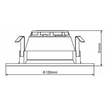 Load image into Gallery viewer, LEDwholesalers 4&quot; Recessed Dimmable 9W LED Downlight with White Trim 90-CRI, ETL &amp; Energy Star (4-Pack), Warm White 3000K, 2225WWx4
