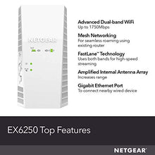 Load image into Gallery viewer, NETGEAR WiFi Mesh Range Extender EX6250 - Coverage up to 2000 sq.ft. and 32 devices with AC1750 Dual Band Wireless Signal Booster &amp; Repeater (up to 1750Mbps speed), plus Mesh Smart Roaming
