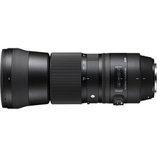 Load image into Gallery viewer, Sigma 150-600mm f/5-6.3 DG OS HSM Contemporary Lens for Nikon F Bundle Includes Manufacturer Accessories + 72 inch Monopod with Quick Release + UV Filter + Lens Pen + Microfiber Cleaning Cloth
