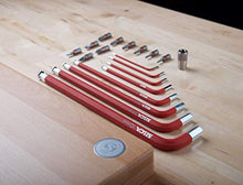Load image into Gallery viewer, SILCA HX-ONE Home Allen Wrench Set | L - Wrench Tool KIT | Texture Coated Swiss 2 Steel | Magnetic 6mm Driver for 1/4&quot; bits | Metric Allen Wrench Set HEX/TORX | Beech Wood case
