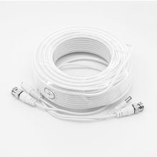 Load image into Gallery viewer, High Quality 100ft x 3 White Premium Surveillace Thick Extension Cables for 24 CH SWANN 960H DVR SYSTEMS
