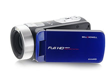 Load image into Gallery viewer, Bell+Howell 1080p Full HD Video Camcorder with 24 MP Still Image Resolution &amp; 3&quot; Touch Screen LCD, Blue (DV50HD-BL)
