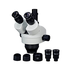 Load image into Gallery viewer, OMAX 3.5X-90X Zoom Trinocular Stereo Microscope Body with Standard 76mm Mount Size
