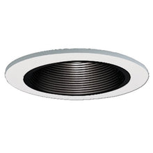 Load image into Gallery viewer, HALO Recessed 1493P 4-Inch Trim with Black Baffle, White,198
