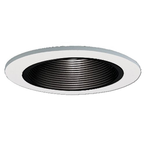 HALO Recessed 1493P 4-Inch Trim with Black Baffle, White,198