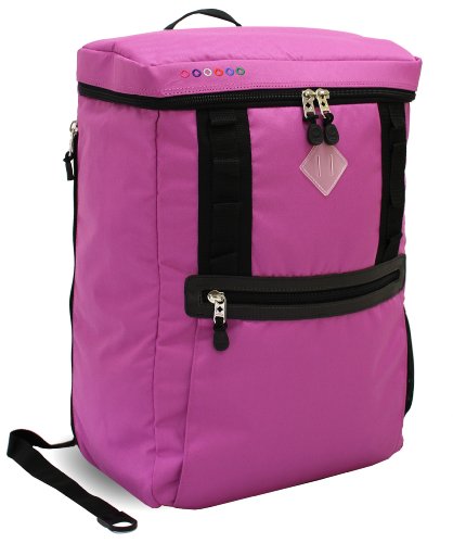 J World New York Rectan Laptop Backpack, Orchid, One Size