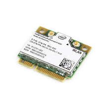 Load image into Gallery viewer, Intel Centrino Wireless-N 6230 WLAN BT Bluetooth Mini PCI-e Half Size Card 62230AGHRU Dual-stream (2x2) Dual-band (2.4 GHz /5.0 GHz) 802.11a/b/g 54 Mbps
