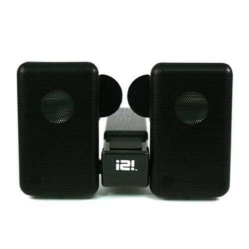 Aerielle i2i Folding Portable Speakers (Black)