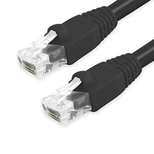 Load image into Gallery viewer, GRANDMAX CAT6A 5&#39; FT Black RJ45, 550MHz, UTP Ethernet Network Patch Cable Snagless/Molded Bubble Boot, 10 Pack
