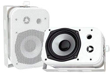 Load image into Gallery viewer, Pyle PDWR40W 5.25&quot; White Indoor/Outdoor Waterproof Home Theater Speakers, 2 Pair
