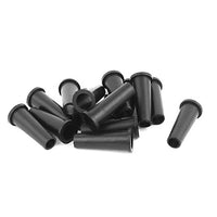 Aexit 15 Pcs Wiring & Connecting Rubber Strain Relief Cord Boot Protector Cable Sleeve Hose Heat-Shrink Tubing 31mm Long