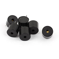 Aexit 6 Pcs Security & Surveillance 23mmx19mm 3-24V Electronic Continuous Alarm Horns & Sirens Buzzer Black