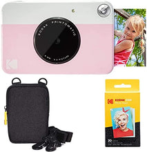 Load image into Gallery viewer, Kodak Printomatic Instant Camera (Pink) Basic Bundle + Zink Paper (20 Sheets) + Deluxe Case
