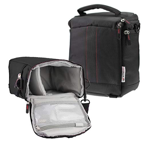 Navitech Black Protective Portable Handheld Binocular Case and Travel Bag Compatible with The Leica Trinovid 8 x 42 HD