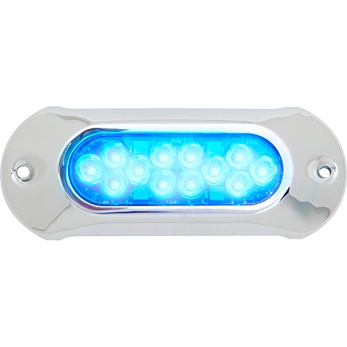 1 - Attwood Light Armor Underwater LED Light - 12 LEDs - Blue