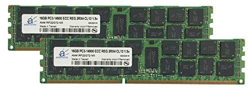 Adamanta 32GB (2x16GB) Server Memory Upgrade for IBM System x3650 M4 7915 DDR3 1866Mhz PC3-14900 ECC Registered 2Rx4 CL13 1.5v
