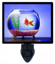 Load image into Gallery viewer, Goldfish Night Light, Charlie, Fish and Fishbowl
