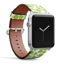 Load image into Gallery viewer, Q-Beans Watchband, Compatible with Big Apple Watch 42mm / 44mm, Replacement Leather Band Bracelet Strap Wristband Accessory // Tennis Balls Pattern

