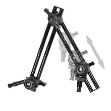 Load image into Gallery viewer, LimoStudio 2 Section Double Articulated Arm Camera Mount Bracket, 5/8&quot; Stud with 3/8&quot; Screw Thread Hole, 12 Inch Long Each Section, Compatible with Photo Super Clamp, Angle Adjustable, AGG2242
