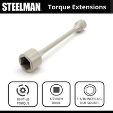 Load image into Gallery viewer, Steelman 50084 1/2-Inch Drive x 1-1/16-Inch 80 ft-lb Torque Stick, Sunburn Tan
