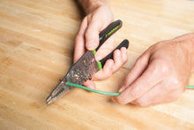 Load image into Gallery viewer, Greenlee Hand Tools Stainless Steel 7.5&quot; Wire Stripper/Cutter/Crimper (1927 Ss), 8 18 Awg, Black
