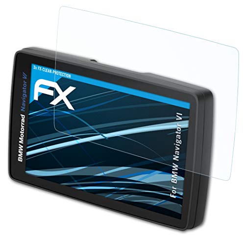 atFoliX Screen Protection Film Compatible with BMW Navigator VI Screen Protector, Ultra-Clear FX Protective Film (3X)