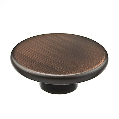 Richelieu Hardware - BP860857BORB - Contemporary Metal Knob - 8608 - Brushed Oil-Rubbed Bronze  Finish